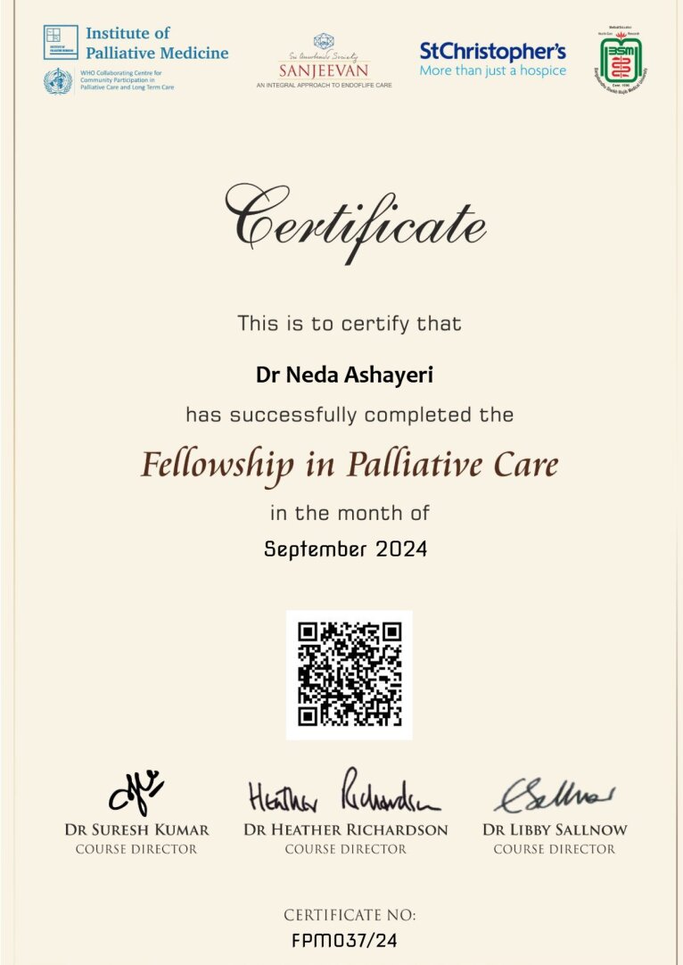 Fellowship in Palliative Care